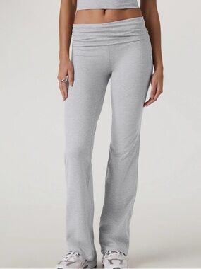 NWT Vuori halo foldover pant pale heather grey XL
